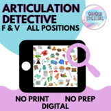 Articulation Detective (F/V) | No Prep No Print Digital