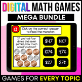 No Prep Digital Math Games Bundle for K - 3