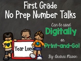 No Prep Digital Number Talks Growing Bundle - Distance Learning