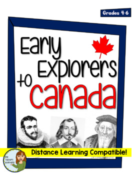 Preview of No Prep! Early Explorers to Canada - Distance Learning Compatible