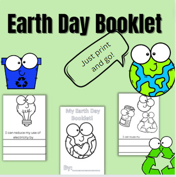 Preview of No Prep Earth Day Booklet!