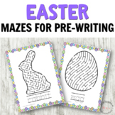 No Prep Easter Mazes for Logic and PreWriting Practice