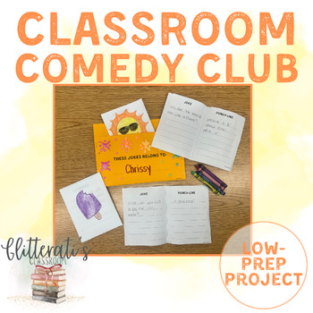 Preview of No Prep Kindergarten Project Jokes Writing Public Speaking Fun EOY