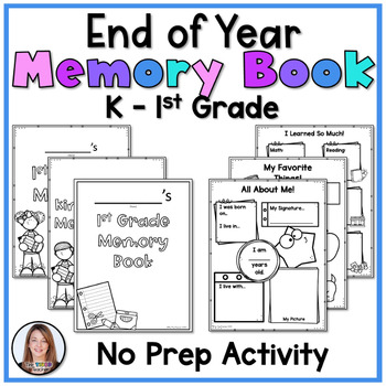 End of Year Memory Book Kindergarten