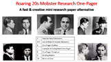 No Prep Engaging Roaring '20s Mobsters One-Pager Middle & 