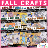 No Prep Fall Crafts, Writing Prompts, & Templates: 8 Print