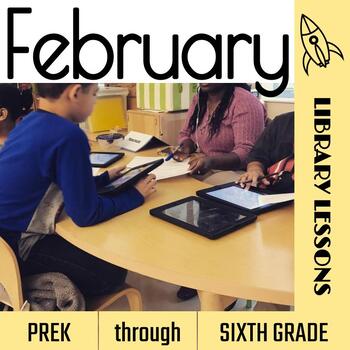 Preview of No-Prep February Library Lessons