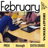No-Prep February Library Lessons