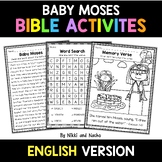 No Prep Baby Moses Kids Sunday School Activities Bible Lesson