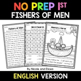 No Prep First Grade Fishers of Men Bible Lesson - Distance
