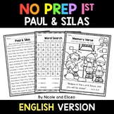 No Prep First Grade Paul and Silas Bible Lesson - Distance