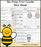 No-Prep First Grade Spring Learning: Bee Week