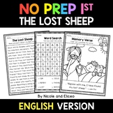 No Prep First Grade The Lost Sheep Bible Lesson - Distance