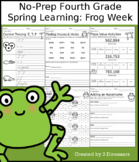 No-Prep Fourth Grade Spring Learning: Frog Week