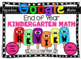 GOOGLE End of Year Kindergarten Math Review  NO PREP - Com