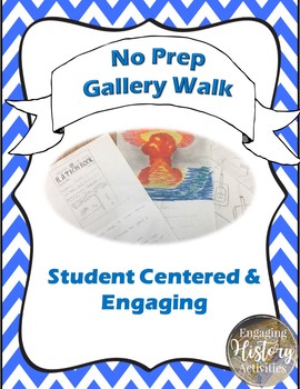 Preview of No Prep Gallery Walk for Any Subject