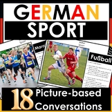 No Prep - German - 18 Picture-based Conversations - SPORT