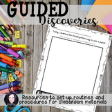 Back to School No Prep Guided Discovery