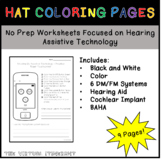 No Prep HAT Activity Worksheets for Students with Hearing Loss
