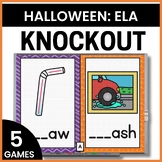 No Prep Halloween ELA Games - Syllables - Vowel Teams - Tr