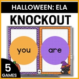 No Prep Halloween Literacy Games for Kindergarten & First 
