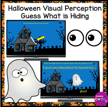 Preview of Occupational Therapy Halloween Handwriting Practice & Visual Perception Activity