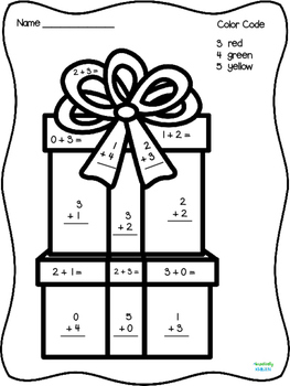No Prep Holiday Math for Kindergarten by Kreatively Kristin | TPT