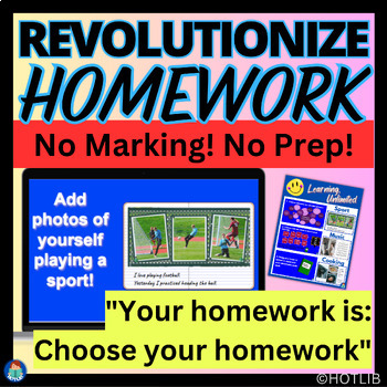 Preview of No-Prep Homework Program, Includes Examples & Parent Letter - Inquiry-Based, PYP