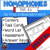 Homophone Worksheets and Games #3