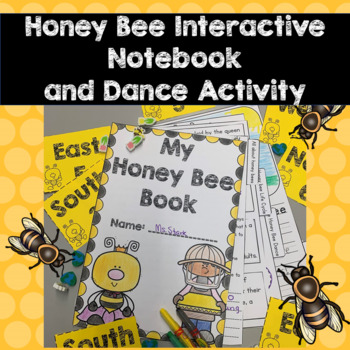 Preview of No Prep HoneyBee Life Cycle and Dance Flipbook and STEAM activity