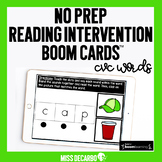 No Prep Intervention CVC Boom Cards™ Digital and Distance 