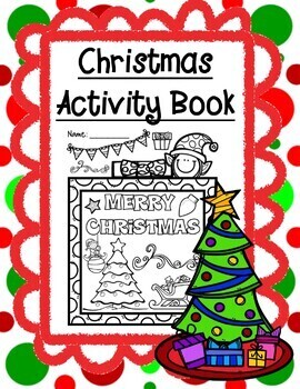 No Prep Jam Packed Christmas Activity Booklet for Upper Elementary Kiddos