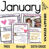 No-Prep January Library Lessons