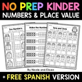 No Prep Kindergarten Numbers and Place Value - Distance Learning