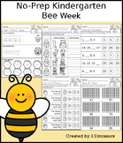 No-Prep Kindergarten Spring Learning: Bee Week
