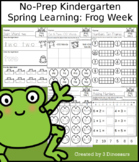 No-Prep Kindergarten Spring Learning: Frog Week