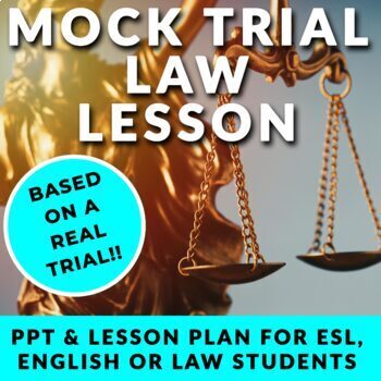 Preview of (No Prep) Law Lesson - Mock Trial!