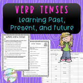 Learning Past, Present Future - Verb Tenses - No Prep