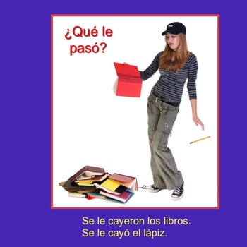 Preview of Spanish Se impersonal, Se no intencional No-Prep Lesson Plans and Curriculum