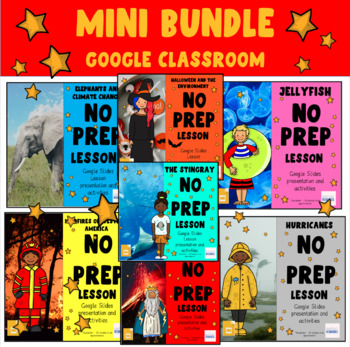 Preview of No Prep  Lessons - Growing Bundle - Google Slides ™