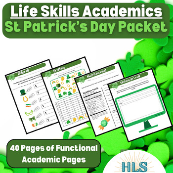 Preview of No Prep Life Skills St Patrick's Day (Special Ed, Autism, Functional Skills)