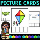 No Prep Long Vowel and Vowel Team Picture Cards Elkonin Boxes