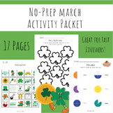 No-Prep March Activity Packet