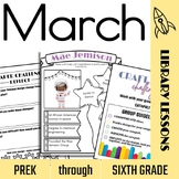 No-Prep March Library Lessons