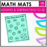 No-Prep Math Center Games for Adding and Subtracting from 20