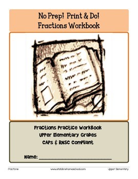 no prep math drillz worksheets fractions grade 5 caps compatible