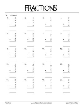 no prep math drillz worksheets fractions grade 5 caps