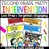 2nd Grade No Prep Math Intervention Binder Activities