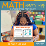 No Prep Math Warm-Ups | 2nd Grade | Math Spiral Review | M