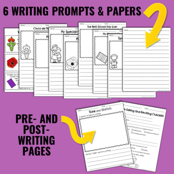 Writing and Word Work Package for May - NO PREP! by Mrs Beattie's Classroom